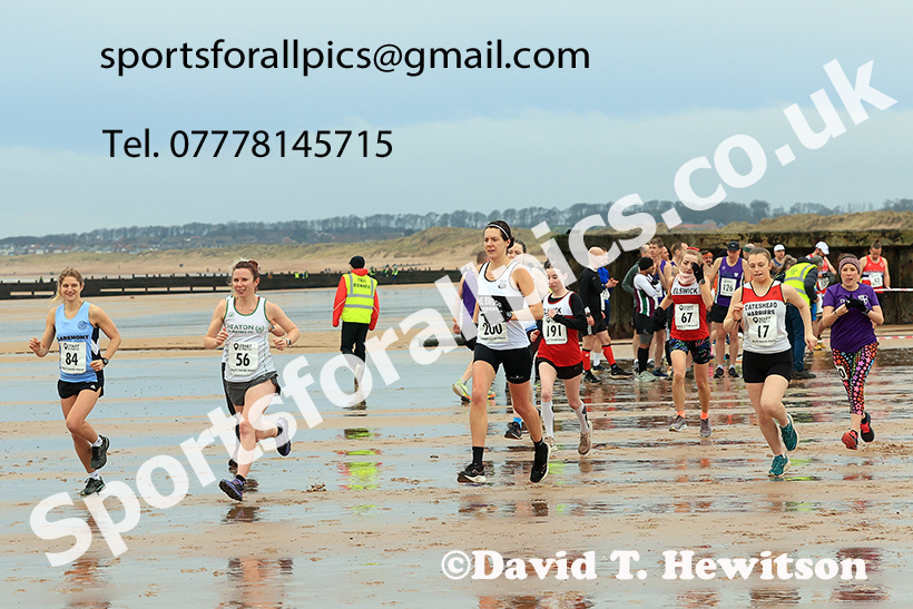 The 2024 Blyth Beach Run, Northumberland.   Photo: David T. Hewitson/Sports for All Pics